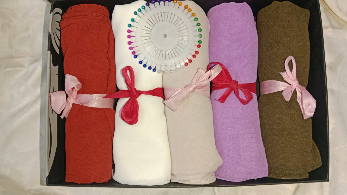 Georgette Stolar Deal – 5 Pcs + 1 Pin Wheel